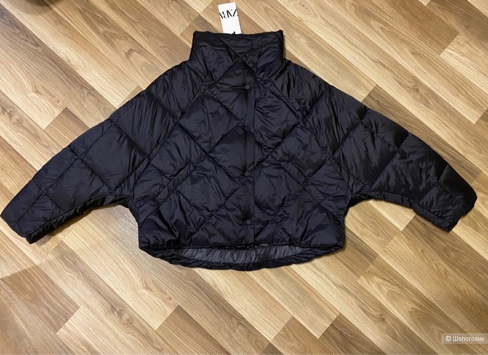 Куртка женская Zara черная пуховик