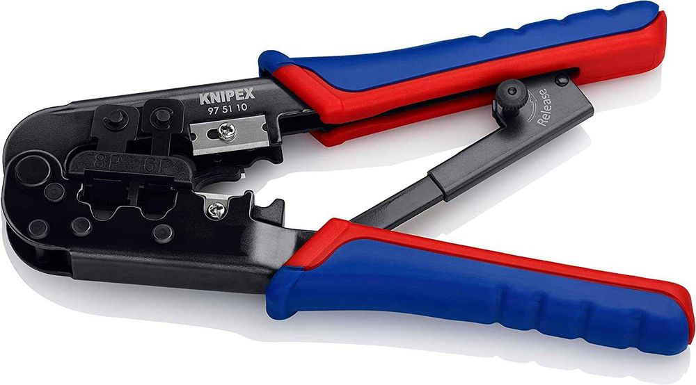 KNIPEX клещи за кримпване на интернет кабели KN 975110 SB, Германия