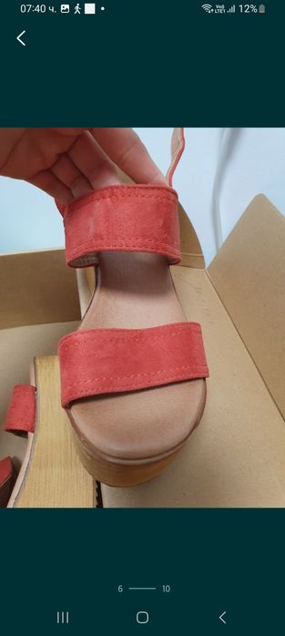 Сандали летни на платформа