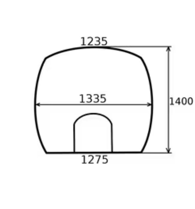 Стъкло за трактор John Deere, New Holland, Massey Ferguson, Case IH, Fendt, Claas и др.