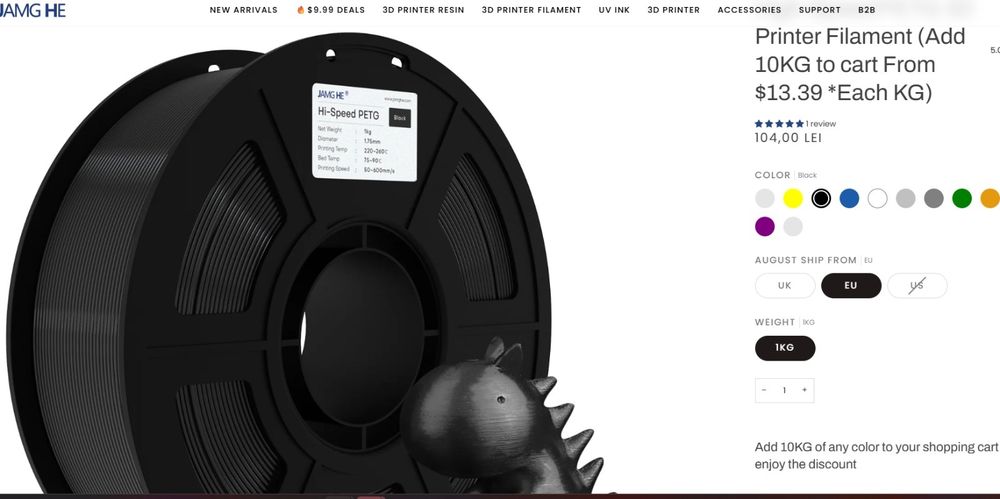 Filament Petg Hi-Speed JamHe