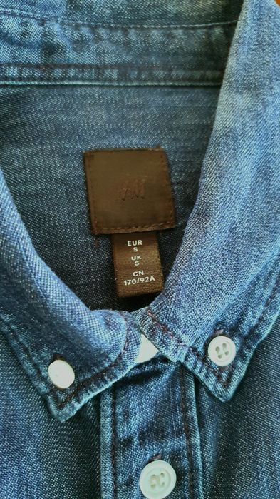 Camasa Denim HM Albastra S