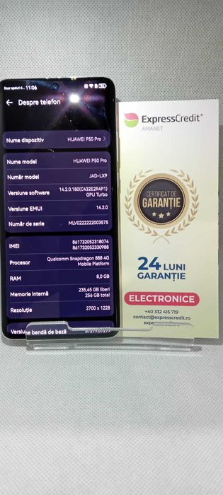 Huawei P50 Pro (Ag18 Tutora b.28597) Garantie 2 ani!