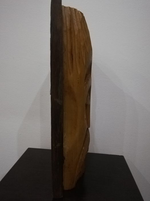 Чудесна дърворезба. Глава на мъдрец.