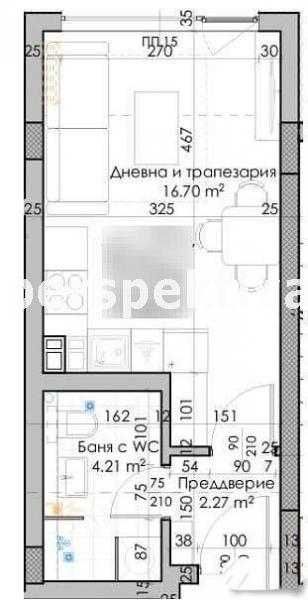 Продава се Едностаен апартамент в Пловдив, Кючук Париж - 36 кв.м за 680 €/кв.м - Снимка #4