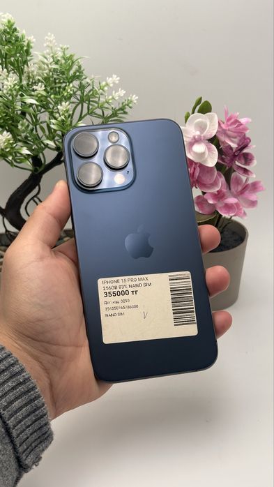 Iphone 15 pro max 256/83%.  Айфон 15 про макс 256/83%