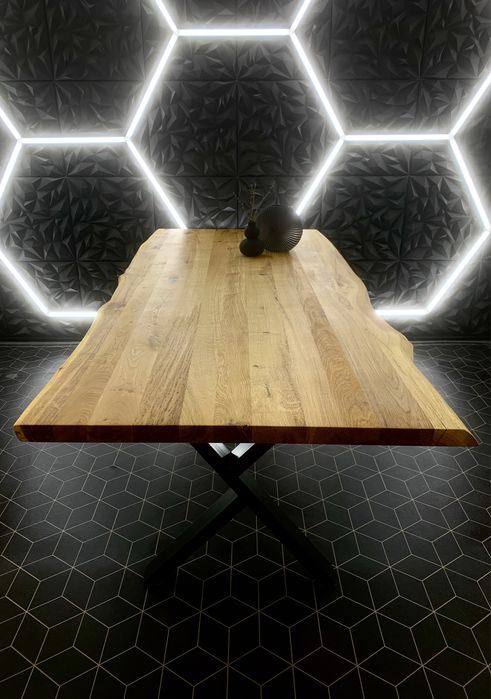 Плот за баня от камък / Плот за маса от дърво