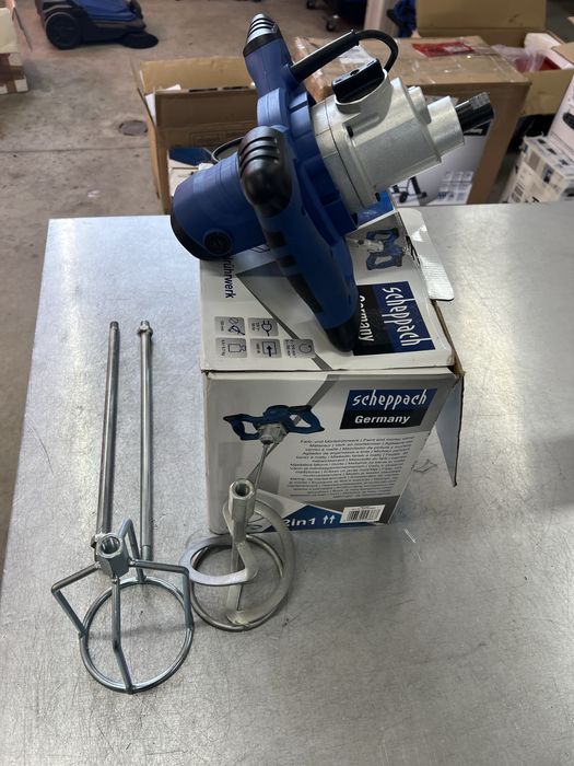 Миксер за строителни разтвори / Бъркалка Scheppach PM1400- чисто нов