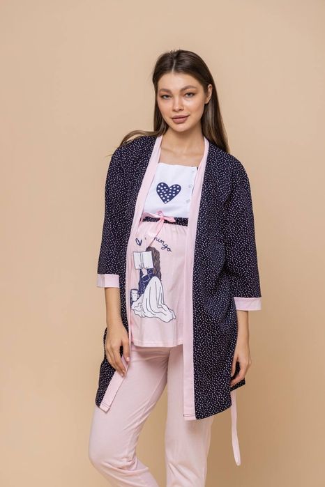 Пижама тройка для беременных