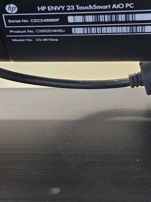 PC HP All-in-One TouchSmart