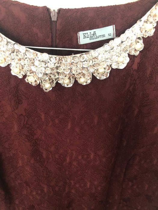 Rochie eleganta ocazie visiniu (m52)