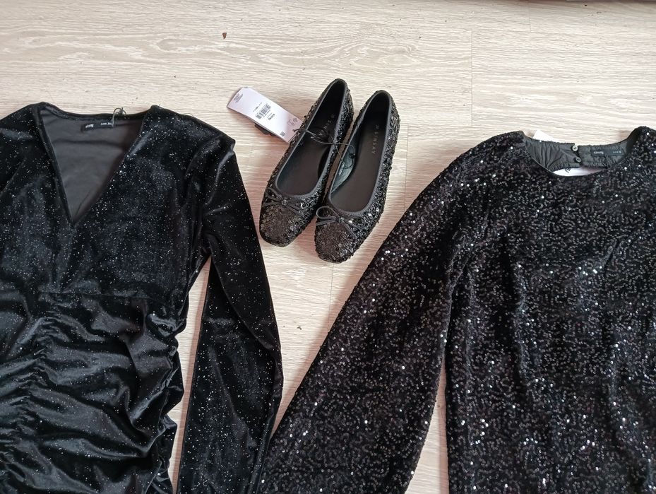 Рокли, къс панталон, обувки с пайети (s-xl)