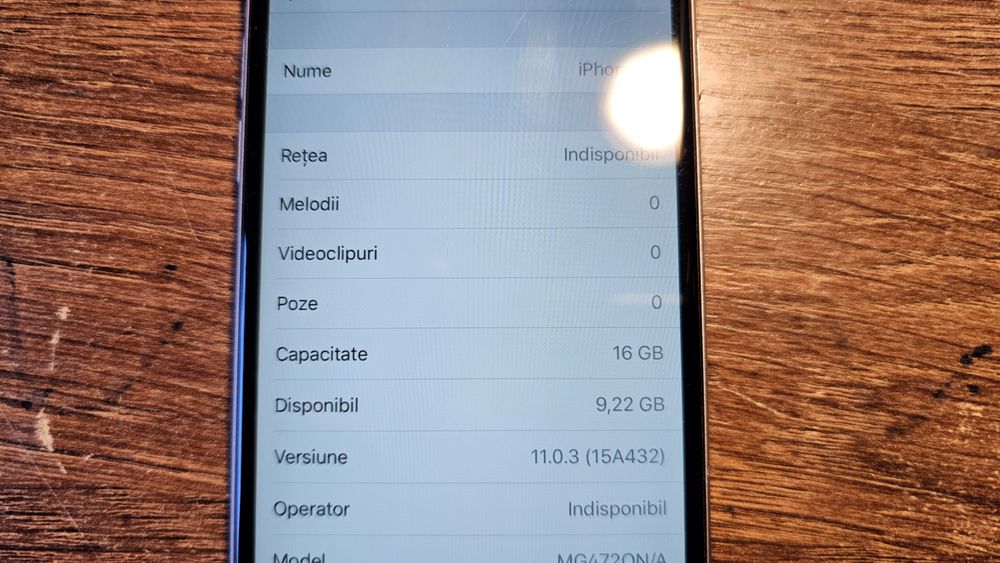 iPhone 6 silver IOS 11