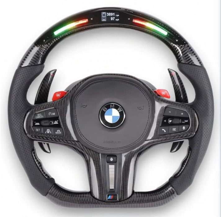 НОВИ! По поръчка за всеки модел БМВ. Карбонов волан