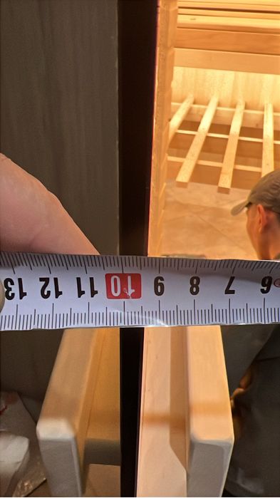 Дверь стеклянная для бани