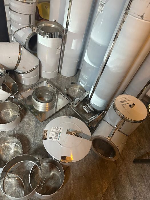 Horn Coș de Fum Inox izolat