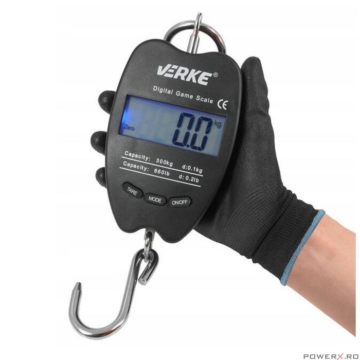 Cantar electronic, capacitate 0,5-300 kg, precizie 100 g, Verke