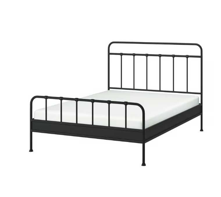 Cadru Pat Metalic Ikea 160x200 (STJÄRNÖ) + 2x Somiere 80x200 (LURÖY)