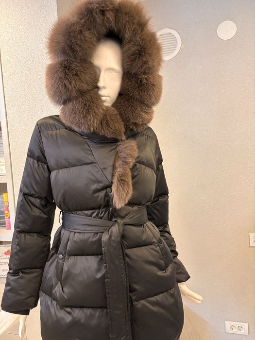 Geci  fas cu blana naturala de vulpe detasabila
