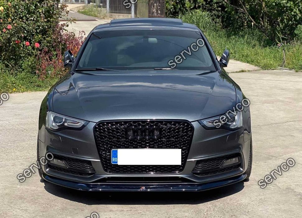 Prelungire fata lip Audi A5 8T SLINE S5 Facelift 2011-2015 v1 Maxton