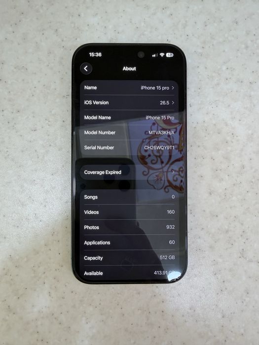 Iphone 15 pro.