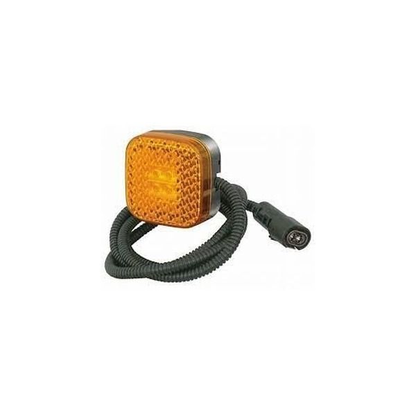 Lampa semnalizare Man L2000 93- M2000 96-, Tga 00-07, Tgs/Tgx 07-, stanga=dreapta, lateral; square; latime: 65 mm; adancime: 45 mm; 24V; LED; orange