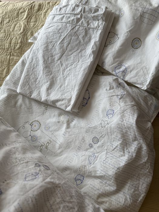 Постельное для манежи и конверт