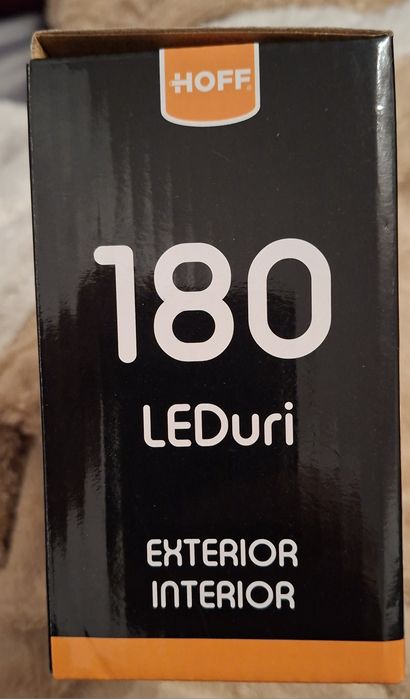 Vand instalatie brad Craciun 180 Leduri lumina multicolora,timer cu 8