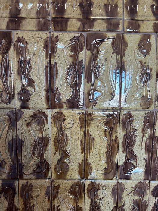 Soba teracota demontata 92 x 180 x 50 cm
