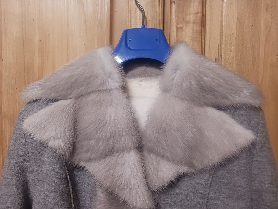 OFERTA Haina lana cu blana iepure si nurca