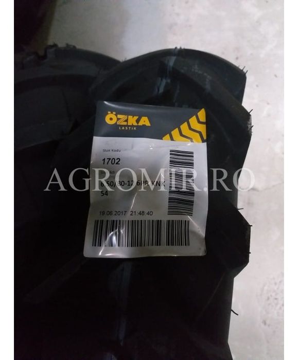 6.50/80-12 OZKA KNK54 6PR TT  Cauciucuri tractor, Fiat, Case, Fendt, John Deere, New Holland, Massey Ferguson, UTB   Cauciucuri tractor, Fiat, Case, F