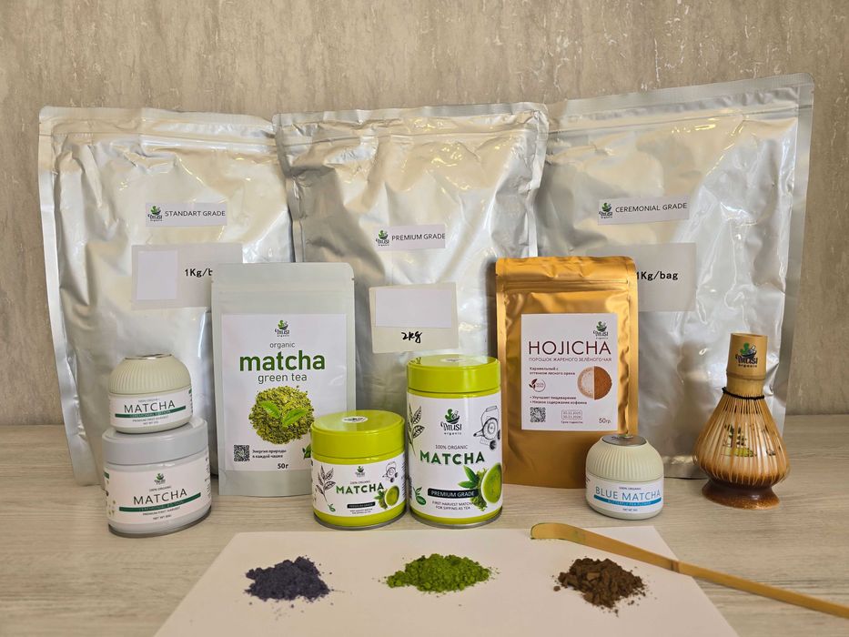 Порошковый чай Матча, Ходзича, Голубая матча для HoReCa