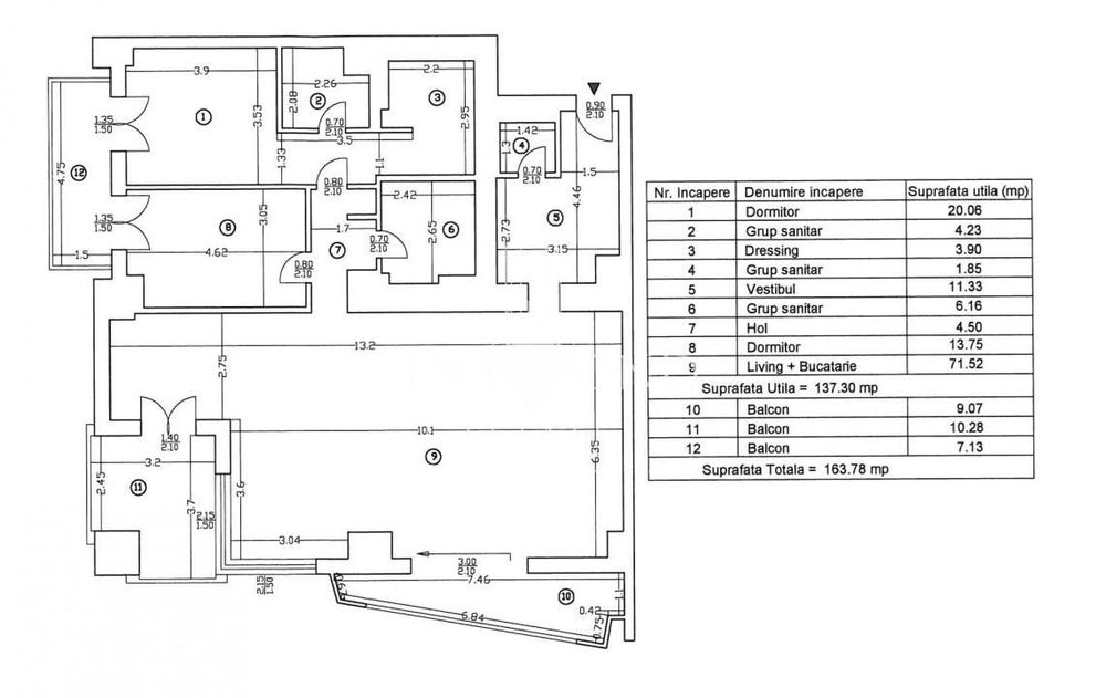 0% Comision | Apartament 3 camere UpGround | 163mp | Pret+TVA