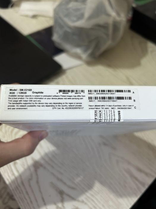 Samsung Galaxy Tab A9+ 5G yangi