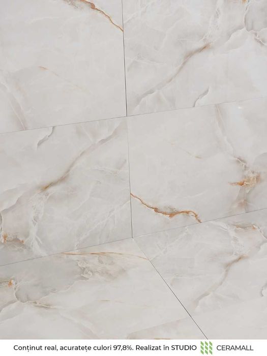 Gresie rectificata Montblanc Onyx Lucioasa 60x120