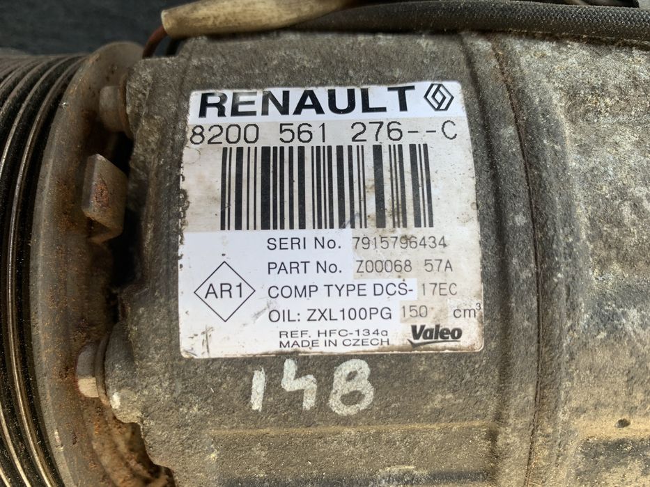 Compresor Clima AC Renault Laguna 3 2.0DCI. Megane Grand Scenic Espace