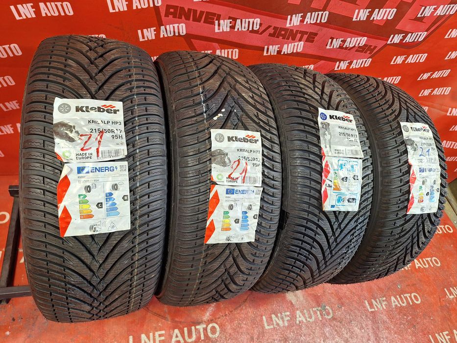 Anvelope de IARNA - 215/50/17 - KLEBER - NOI - DOT 2021 !