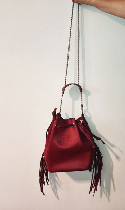 Кожена дамска раница