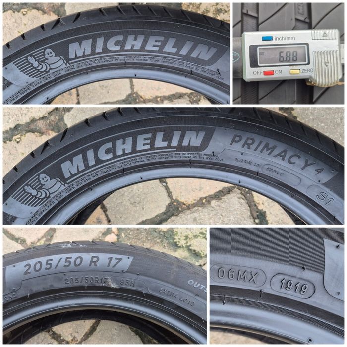 O bucată 205/50 R17 vară - una Bridgestone Michelin