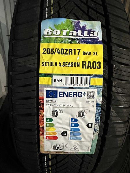 Нови всесезонни гуми ROTALLA SETULA 4 SEASON RA03 205/40R17 84W XL гр ...