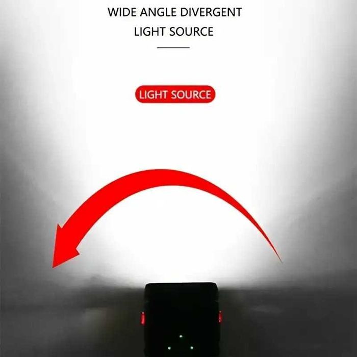 Ултра ярка двойна T6 LED светлина за велосипед, Фар, Алуминий, 1000Lum