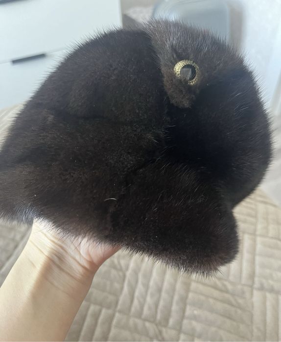 Норковая шапка 56 р