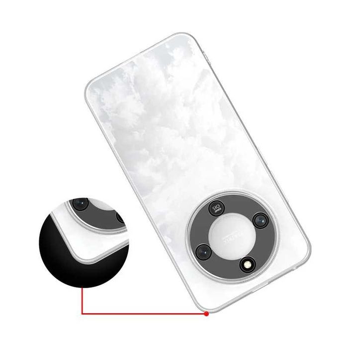 Honor Magic8 Lite - Силиконов Прозрачен Кейс Гръб