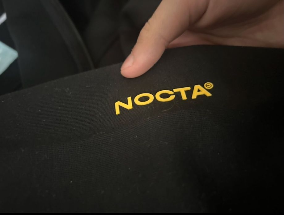 Nike NOCTA Tech Fleece горнище - Черен/Жълт