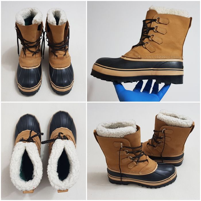Cizme de zăpadă La Crosse ca SORE ghete iarnă, piele naturală lână 42