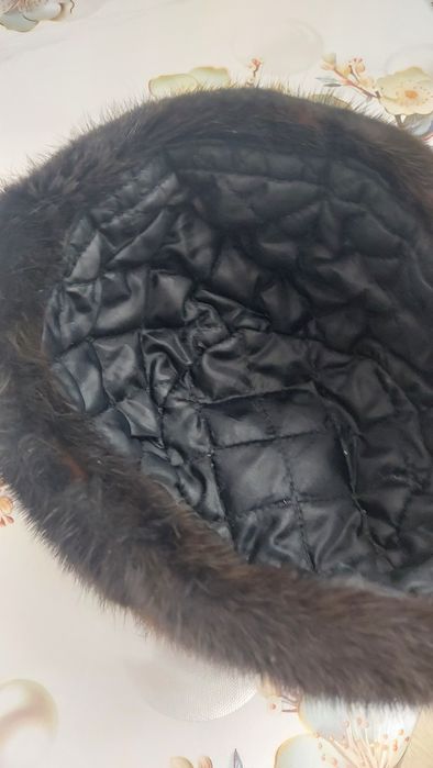 Норковая шапка натуральная