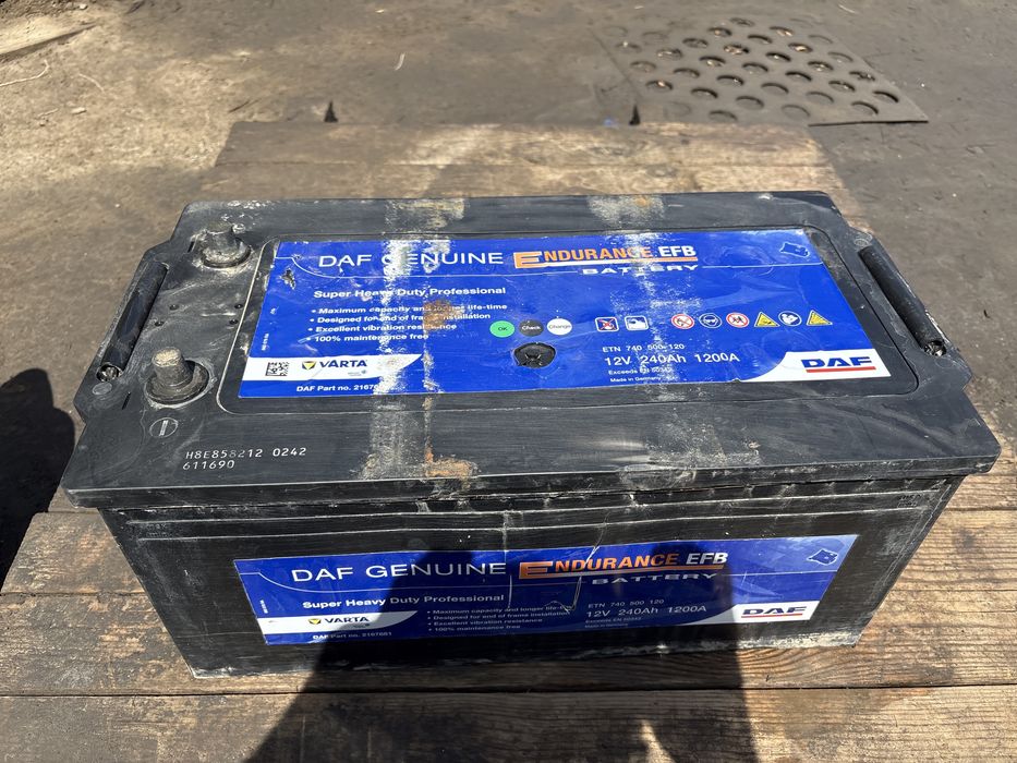 Акумулятор DAF GENUINE 12V 240Ah 1200A
