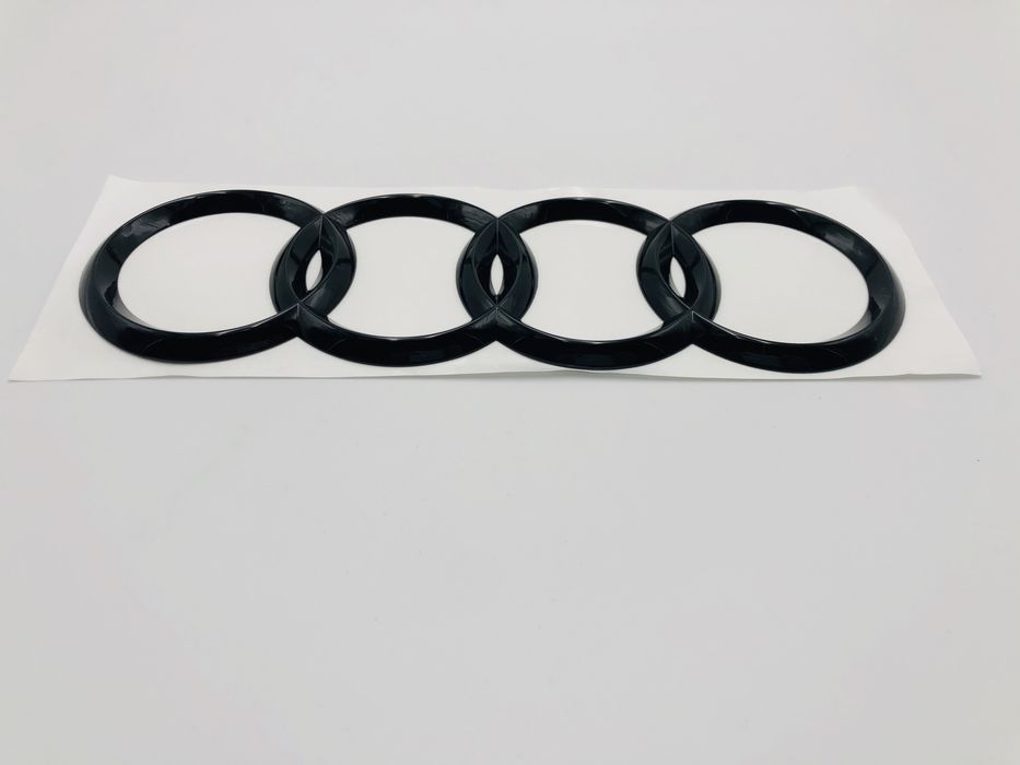Emblema Audi 230 mm spate negru