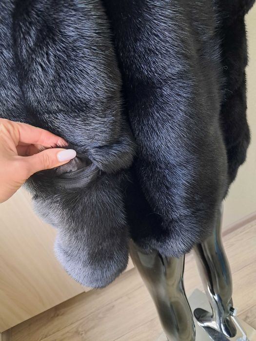 Haină blană naturală de nurcă / vizon Black Diamond
