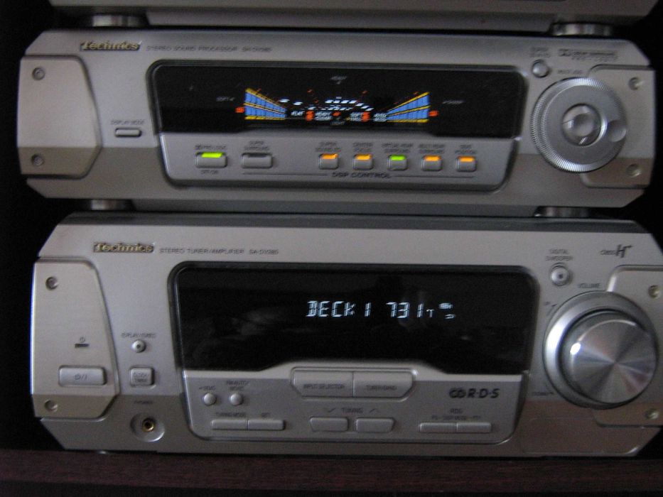 Combina Technics DV-280/290 si SONY MCD-RG30 ,Tuner,Casete,Aux+telecom